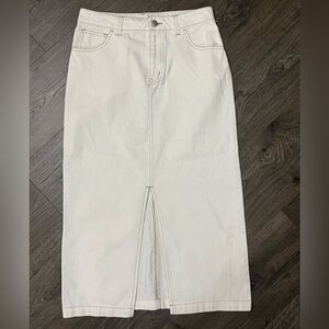 *NWOT* Altar’d State Denim Midi Skirt